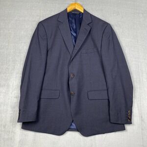 1883 Coppley Blazer Mens 44R Blue Plaid Italian Wool Ivy League Academia